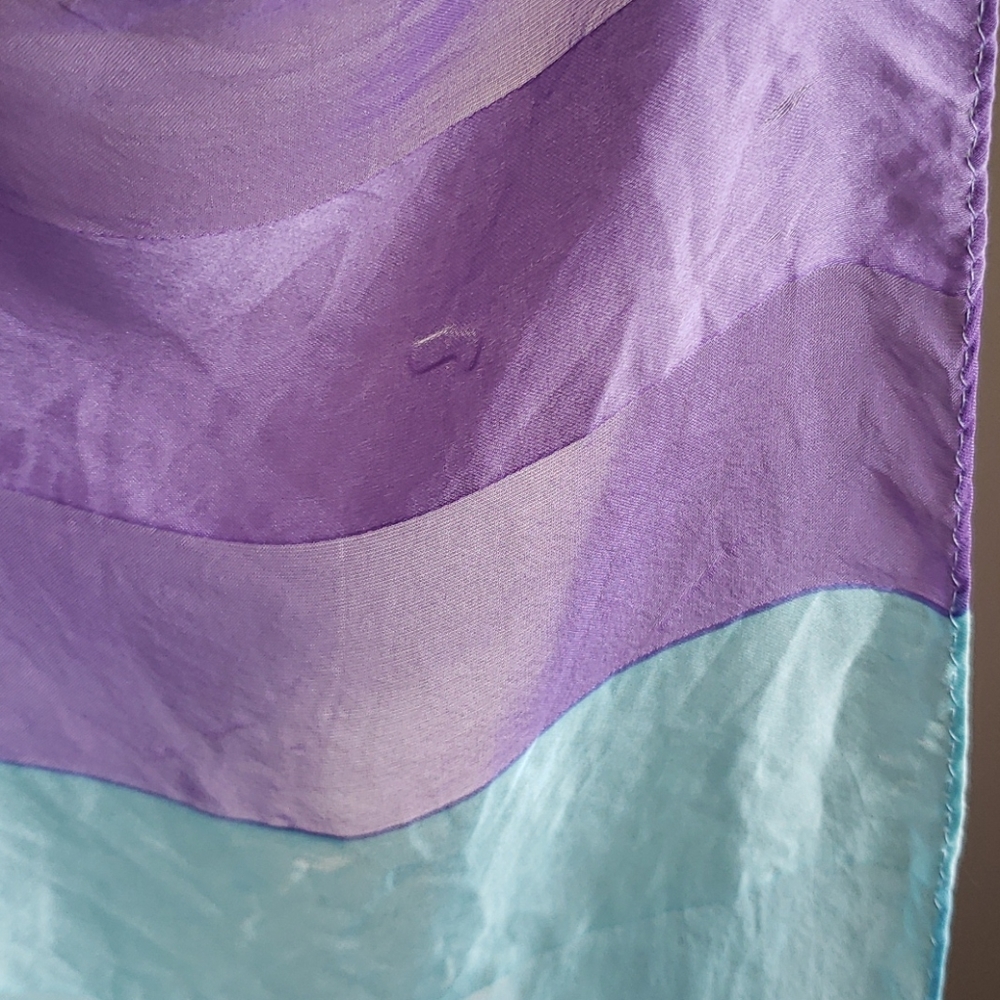 Oscar by ODLR Pastel Silk Scarf - Picture 6 of 7